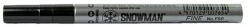 SNOWMAN Lakkmarker SNOWMAN FSP-12 3mm Fine ezüst (FSP-12) - tonerpiac
