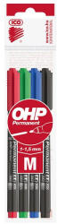 ICO Alkoholos marker ICO OHP M 4 darabos (9580040000) - tonerpiac