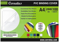 CERRATUS Előlap CERRATUS A/4 200 micron átlátszó zöld - tonerpiac