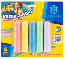 Astra Táblakréta ASTRA FUN jumbo kerek 5 szín/bliszter (330022003) - tonerpiac