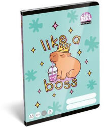 LIZZY Füzet, tűzött, A5, vonalas, 32 lap, 2. osztály, LIZZYSULI, "Lollipop Capybara", "16-32 (7500168000)