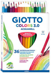 GIOTTO Színes ceruza GIOTTO Colors 3.0 aquarell háromszögletű 36 darabos (2773 00) - tonerpiac