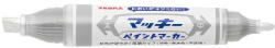 Zebra Lakkmarker kétvégű ZEBRA Mckie olajbázisú vastag 2-8 mm ezüst (57559) - tonerpiac