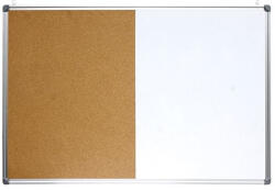 Optima Kombitábla OPTIMA parafa mágneses aluminium keret 60x90 cm (22385)