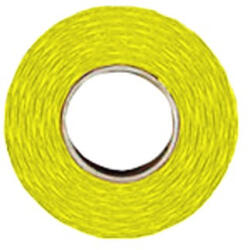 Fortuna Árazószalag FORTUNA 25x16 mm perforált sárga 10 tekercs/csomag (01.00385) - tonerpiac