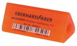 Faber-Castell Radír ceruzavég 2: 1-ben, háromszögletű vegyes neon színben Faber-Castell sárga, narancs, piros, zöld (EF585450) - tonerpiac