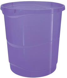 ESSELTE Papírkosár ESSELTE Colour Breeze 14 liter áttettsző levendula (628462) - tonerpiac