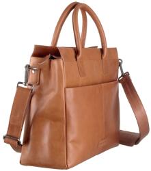 Greenburry Geanta umar unisex piele naturala coniac 36 x 29.5 x 14 cm, Fiorentina, Greenburry