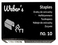 WEBER S Tűzőkapocs WEBER'S No. 10 1000 darabos - tonerpiac