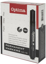 OPTIMA Alkoholos marker OPTIMA vágott fekete (120940)