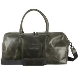 Greenburry Geanta voiaj piele naturala verde 55 x 26 x 26 cm, Newport, Greenburry Geanta voiaj