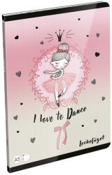 LIZZY Leckefüzet LIZZYSULI A/5 40 lapos Tiny Dancer Lovely Ballerina (7500174003) - tonerpiac
