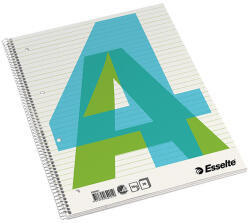 Esselte Spirálfüzet vonalas ESSELTE A/4 70 lapos perforált lyukasztott (62901)