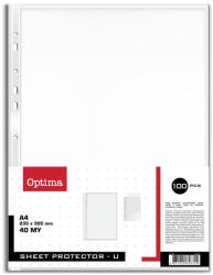 Optima Lefűzhető genotherm OPTIMA A/4 40 mikron narancsos 100 darabos (20100)