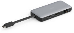 ASSMANN 7in1 USB-C Travel Docking Station Silver (DA-70916) - tonerpiac
