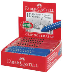 Faber-Castell Radír FABER-CASTELL Grip 2001 háromszögletű 90x15x15mm piros/kék (187101)