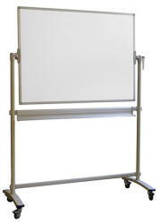 MemoBe Átfordítható tábla MEMOBE mobil mágneses kétoldalas 120x180 cm magasság 195 cm állvánnyal (MTO180120.21.05.S1)