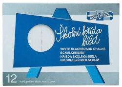 KOH-I-NOOR Táblakréta KOH-I-NOOR szögletes fehér 12 darabos (7220032001)