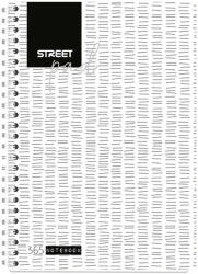 STREET Spirálfüzet vonalas STREET Pad A/5 100 lapos fehér (67126)