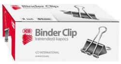 ICO Binder csipesz ICO 51 mm 12 darabos (7350082011) - tonerpiac