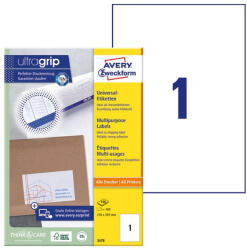 AVERY Etikett AVERY 3478 210x297mm univerzális 100 címke/doboz 100 ív/doboz (3478) - tonerpiac