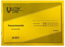 VECTRALINE Nyomtatvány pénztárelszámolás VECTRALINE A/4 fekvő 25x2 lapos (DF200/D/VK) - tonerpiac