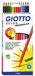 GIOTTO Színes ceruza GIOTTO Elios Wood Free háromszögletű 12 darabos (275800) - tonerpiac