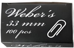 WEBER S Gemkapocs WEBER'S 33mm nikkel 100 darabos - tonerpiac