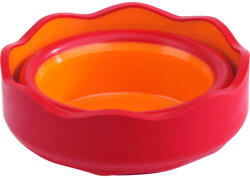 Faber-Castell Ecsettál összecsukható mechanizmussal CLIC&GO Faber-Castell piros (FC181517) - tonerpiac