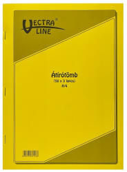VECTRALINE Önátírótömb VECTRALINE A/4 álló 50x3 lapos (01.00618) - tonerpiac