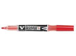 Pilot Táblamarker PILOT V-Board Master S Extra Fine piros (WBMA-VS-EF-R-BG) - tonerpiac