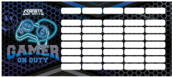 LIZZY Órarend LIZZYSULI mini 2 oldalas Esport Gamer On Duty (7740001008) - tonerpiac