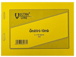 VECTRALINE Önátírótömb VECTRALINE A/6 fekvő 50x2 lapos (01.00621) - tonerpiac