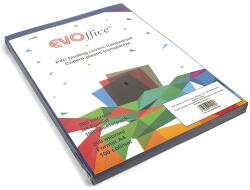 Evo Előlap, A4, 200 micron 100 db/csomag, Evo áttetsző kék (EV8B03AB)