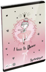 LIZZY Szótárfüzet LIZZYSULI A/5 32 lapos 31-32 Tiny Dancer Lovely Ballerina (7500173003) - tonerpiac