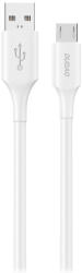 Dudao Cablu pentru incarcare si transfer de date Dudao L2SM, USB la Micro-USB, 6A, 1.2m, Alb (6976625335374)