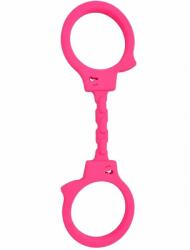  Силиконови белезници за ролеви игри, универсални - Silicone Handcuffs Pink (D-245444)