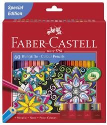 Faber-Castell Színes ceruza FABER-CASTELL hatszögletű 60 darabos (111260) - tonerpiac