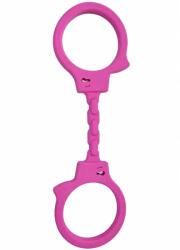  Силиконови белезници за ролеви игри, универсални - Silicone Handcuffs Fuchsia (D-245443)