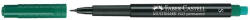 Faber-Castell Alkoholos marker FABER-CASTELL Multimark 1523 S 0, 4 mm zöld (152363)