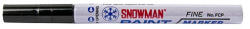 SNOWMAN Lakkmarker SNOWMAN/DEC FCP-12 3mm Fine fekete (FCP-12 FEKETE) - tonerpiac