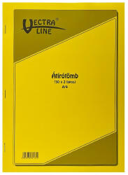 VECTRALINE Önátírótömb VECTRALINE A/4 álló 50x2 lapos (01.00617) - tonerpiac
