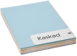 KASKAD Dekorációs karton KASKAD Lessebo Colours A/4 2 oldalas 225 g pasztell vegyes színek 10x10 lapos (821000) - tonerpiac