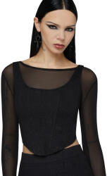 KILLSTAR corset damă (top) KILLSTAR X MOTIONLESS IN WHITE - Lisbeth - Black - KSRA014408