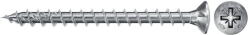 Fischer FPF II RZF 4.0 x 35 BC 500 süllyesztett lencsefejű, kékre horganyzott, végigmenetes forgácslapcsavar, PZ behajtással, 500 db/csomag (670250)