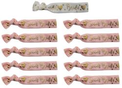 Flippy Set 11 Bratari, Flippy, pentru Petrecerea Burlacitelor, din Panza, Marime Universala, Alb/Roz (131241)
