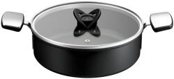 Tefal Cratita cu capac Tefal Excellence+ G3307053, 24 cm, 5 L, invelis antiaderent, tehnologie FUSIONCORE, Thermo-Signal, , manere nituite, aluminiu, induc (G3307053)