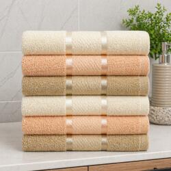 Kotonia Home Set 6 prosoape baie Kotonia Home, 50x90 cm, 100% bumbac, 420gmp, multicolor - 11 (004900) Prosop