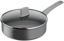 Tefal Cratita 24cm Tefal Renew On C4273232, 100% aluminiu reciclat, indicator Thermo-Signal, compatibil cu inductia, invelis ceramic, gri (C4273232) - brico