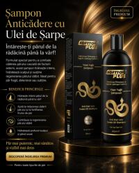 Softto Plus Șampon Anticădere cu Ulei de Șarpe